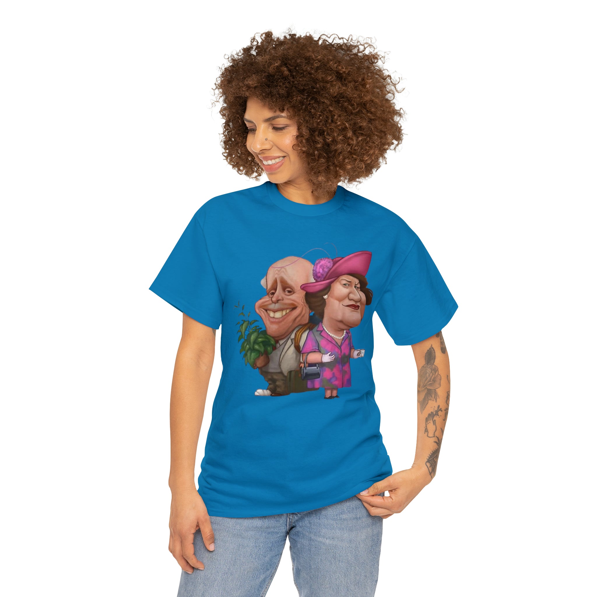 Keeping Up Appearances 90's TV Show-Unisex Heavy Cotton T-Shirt - Creations by Chris and Carlos